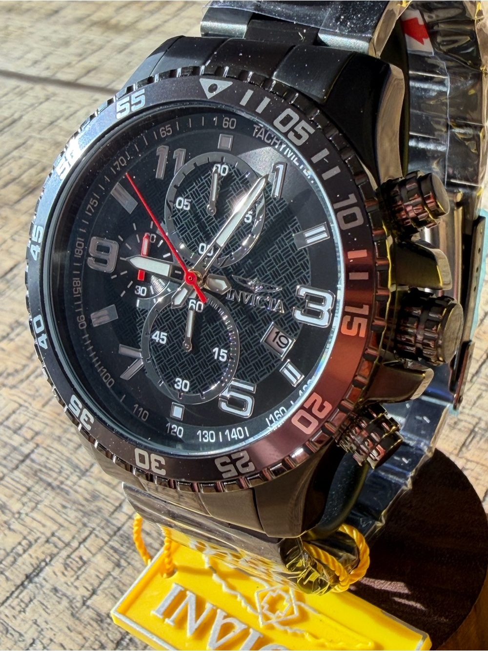 New Invicta Specialty Mach Gala Gunmetal Chronograph Watch 48mm - Picture 2 of 7